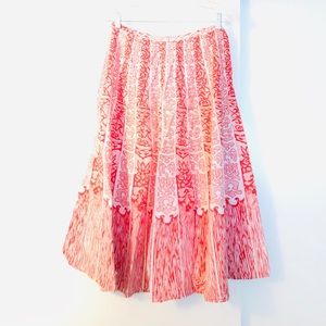 Indian embroidered mirror skirt